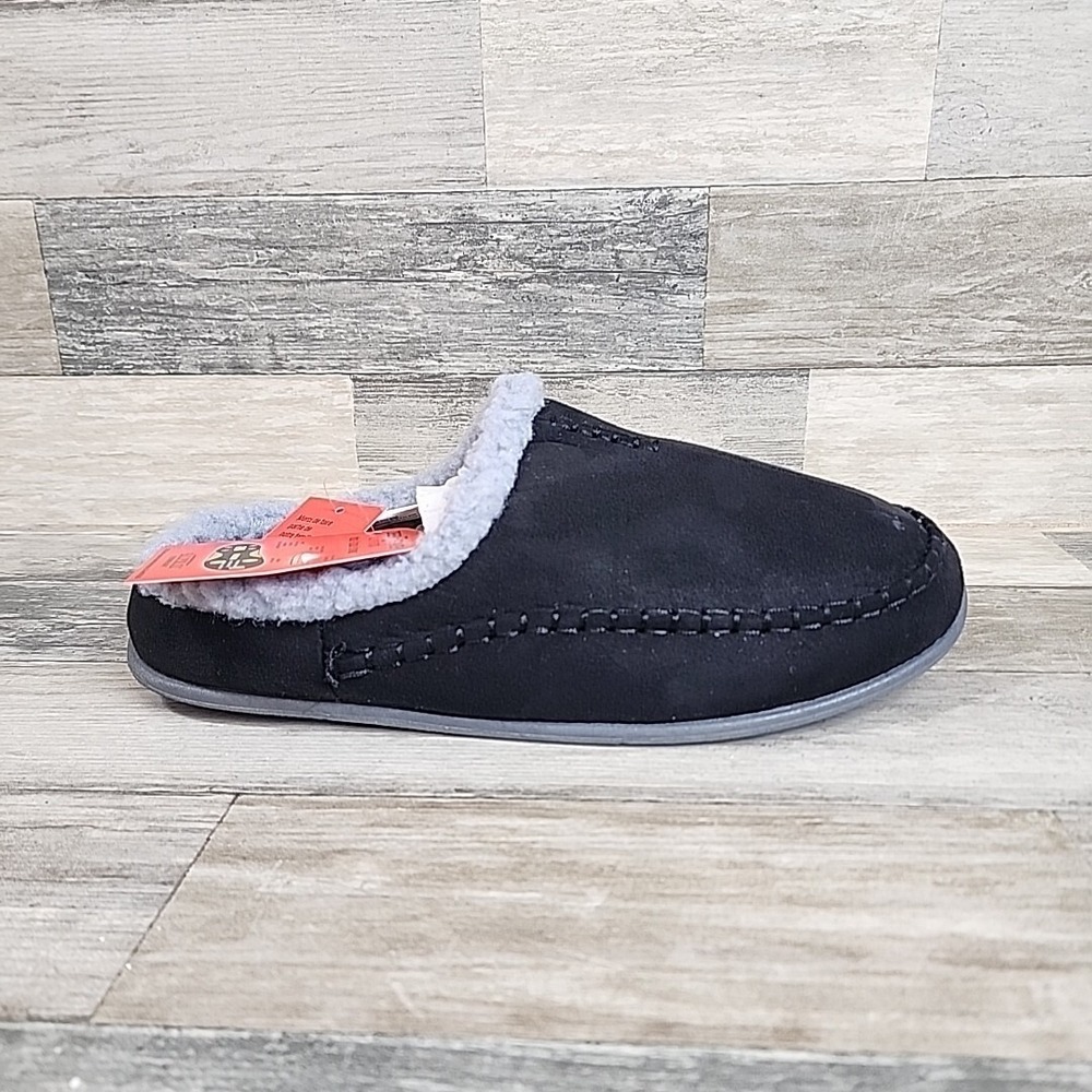 Deer Stags Nordic Mens Clog Slippers Men Sz 10 Slip On Indoor Outdoor NWOB *flaw